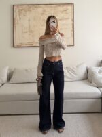 H&M | Wide Leg Dark Wash - Image 2