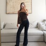 H&M | Navy Blue Sculpt Bootcut
