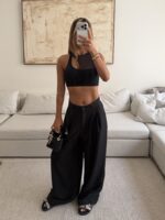 H&M | Mesh Panel Cut-Out Top - Image 2
