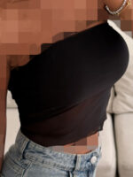 Sterdivarius-Noir Sheer Tube Top - Image 3