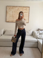 River Island | Lace Elegance Off-Shoulder Top - Image 2