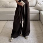 CATTLEYA Wide Leg Pants | Cocoa