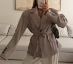 CATTLEYA Vintage Blazer | Stone Taupe - Image 3