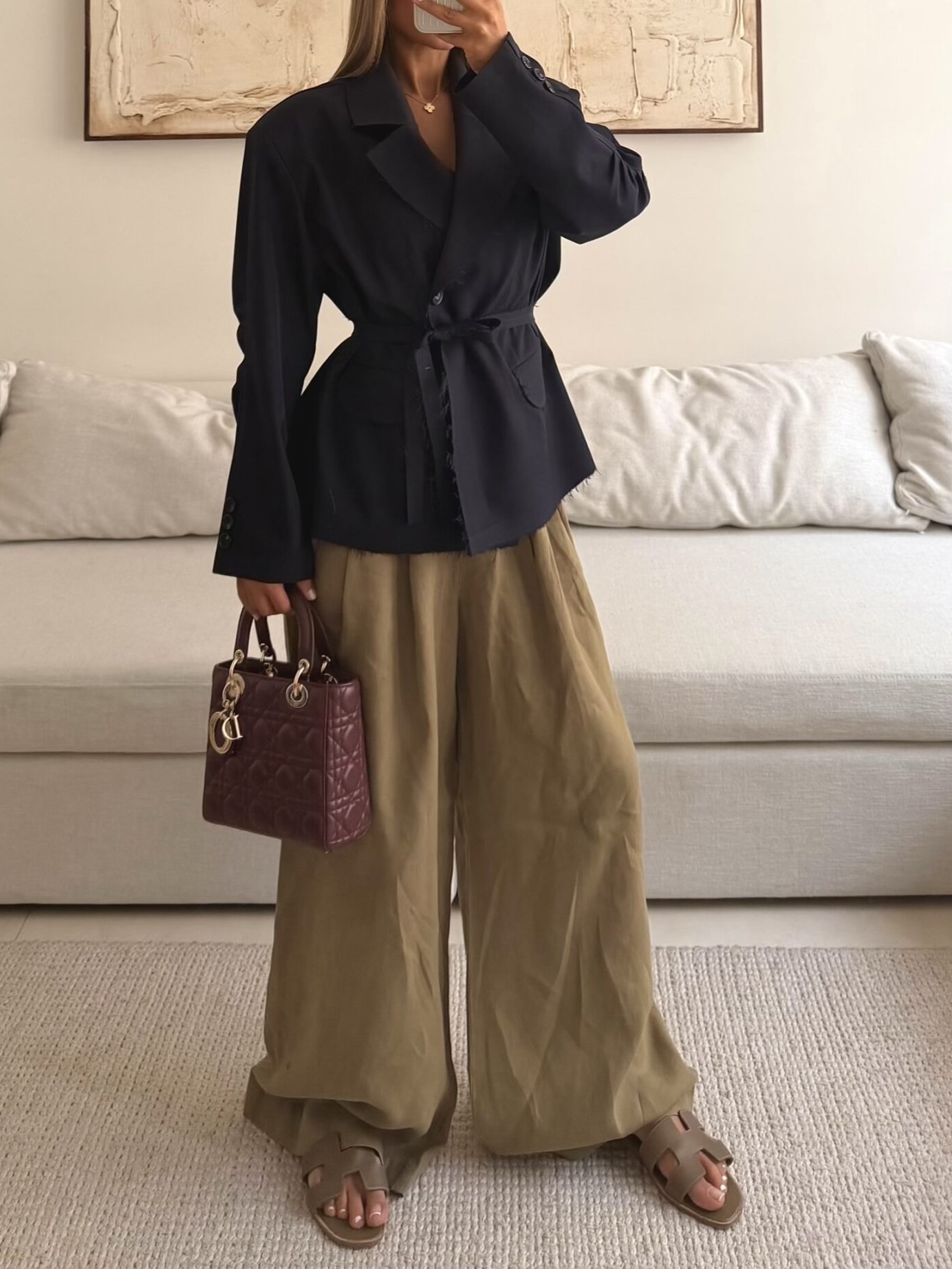 SORMEE (4) CATTLEYA Vintage Blazer | Dark Navy - Image 1