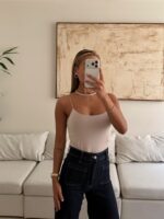 Zara-Second Skin Top-soft nude