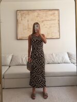 River Island-Savanna Muse Leopard Dress - Image 3