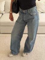 Pull&Bear | Azure Drift Relaxed Denim - Image 4