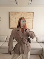 CATTLEYA Vintage Blazer | Stone Taupe - Image 2