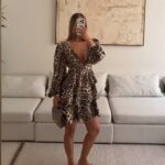 Savanna Muse - Leopard Ruffle Dress