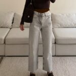 Zurich Grey -Cropped Straight | breshka