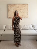 River Island-Savanna Muse Leopard Dress
