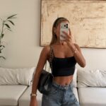 Sterdivarius-Crop Top- Black