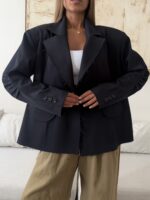 CATTLEYA Vintage Blazer | Dark Navy - Image 2
