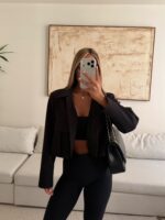 CATTLEYA Boxy Blazer | Onyx Black - Image 5