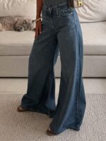 Zara-Extreme Wide-Leg Jeans - Image 3