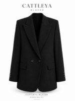 CATTLEYA Blazer | Black Nocturne - Image 2