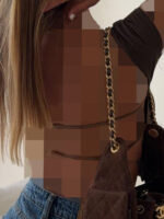 Pullandbear |Open Back Tank Top Espersso - Image 3