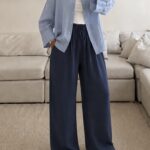 CATTLEYA | Peri Silk Pants — Slate Edit