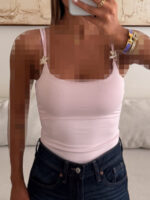 River Island | Butterfly Charm Cami Baby Pink - Image 2
