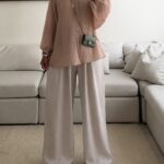 CATTLEYA | Peri Silk Pants — Ivory Edit
