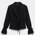 ZARA Soft Wrap Blazer | Soft Black Edition