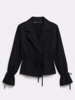 ZARA Soft Wrap Blazer | Soft Black Edition