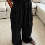 CATTLEYA | Peri Silk Pants — Black Edit