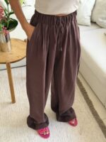 CATTLYA | Peri Silk Pants — Espresso Edit