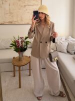 CATTLEYA | Peri Silk Pants — Ivory Edit