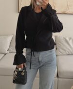 ZARA Soft Wrap Blazer | Soft Black Edition - Image 2