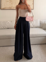 CATTLEYA Wide Leg Pants | Midnight Marin - Image 4