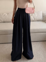 CATTLEYA Wide Leg Pants | Midnight Marin