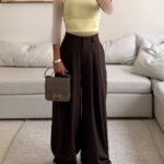 CATTLEYA Wide Leg Pants | Cocoa