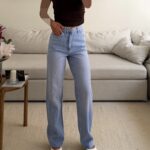 KIABI | High-Waist Straight-Leg Jeans