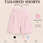 CATTLEYA | Bermuda Short| Baby pink