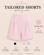 CATTLEYA | Bermuda Short| Baby pink