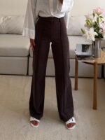 Mango | Waisted Seam Front  Wide Leg Jean - Image 3