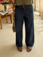 Pull&Bear Dark Blue Relaxed Jeans | شلوار جین ریلکس آبی تیره پول‌اندبر - Image 4