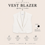 CATTLEYA Off White Chic | Cropped Blaze vest