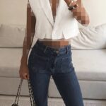 CATTLEYA Off White Chic | Cropped Blaze vest