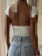 Sterdivarius-Bardot Top | Off-white - Image 2