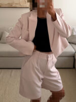 CATTLEYA | Crop Blazer Pastel pink - Image 2