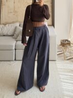 Zara Long Sleeve Crop Top - Image 2
