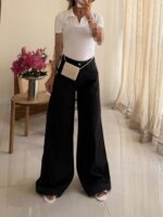 Stradivarius Super Wide Jeans | شلوار جین سوپر واید مشکی استرادیواریوس - Image 2