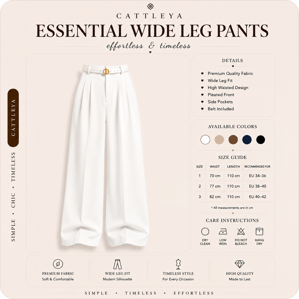 B4846C39-6FA5-426A-AD1E-746BB737FAAB-compressed CATTLEYA Wide Leg Pants | Off -white - Image 1