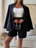 CATTLEYA Blazer | Black Nocturne
