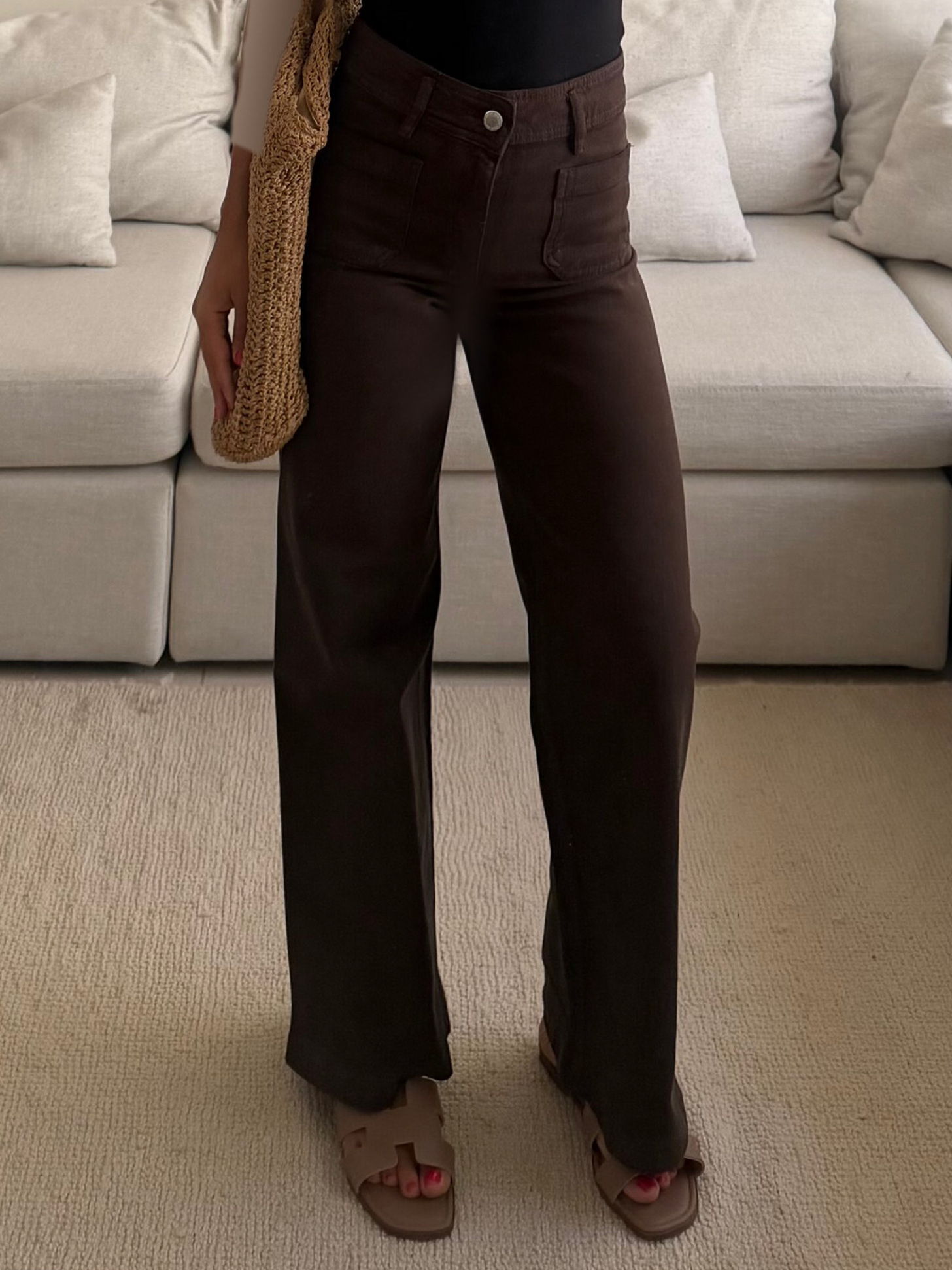 C352D7C3-447B-4717-A6B9-9EE4B300E1FA-scaled Mango| Wide leg Cocoa - Image 1