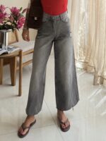FB Sister Cropped Wide Jeans | شلوار جین واید کوتاه اف‌بی سیستر