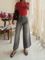 FB Sister Cropped Wide Jeans | شلوار جین واید کوتاه اف‌بی سیستر - Image 2