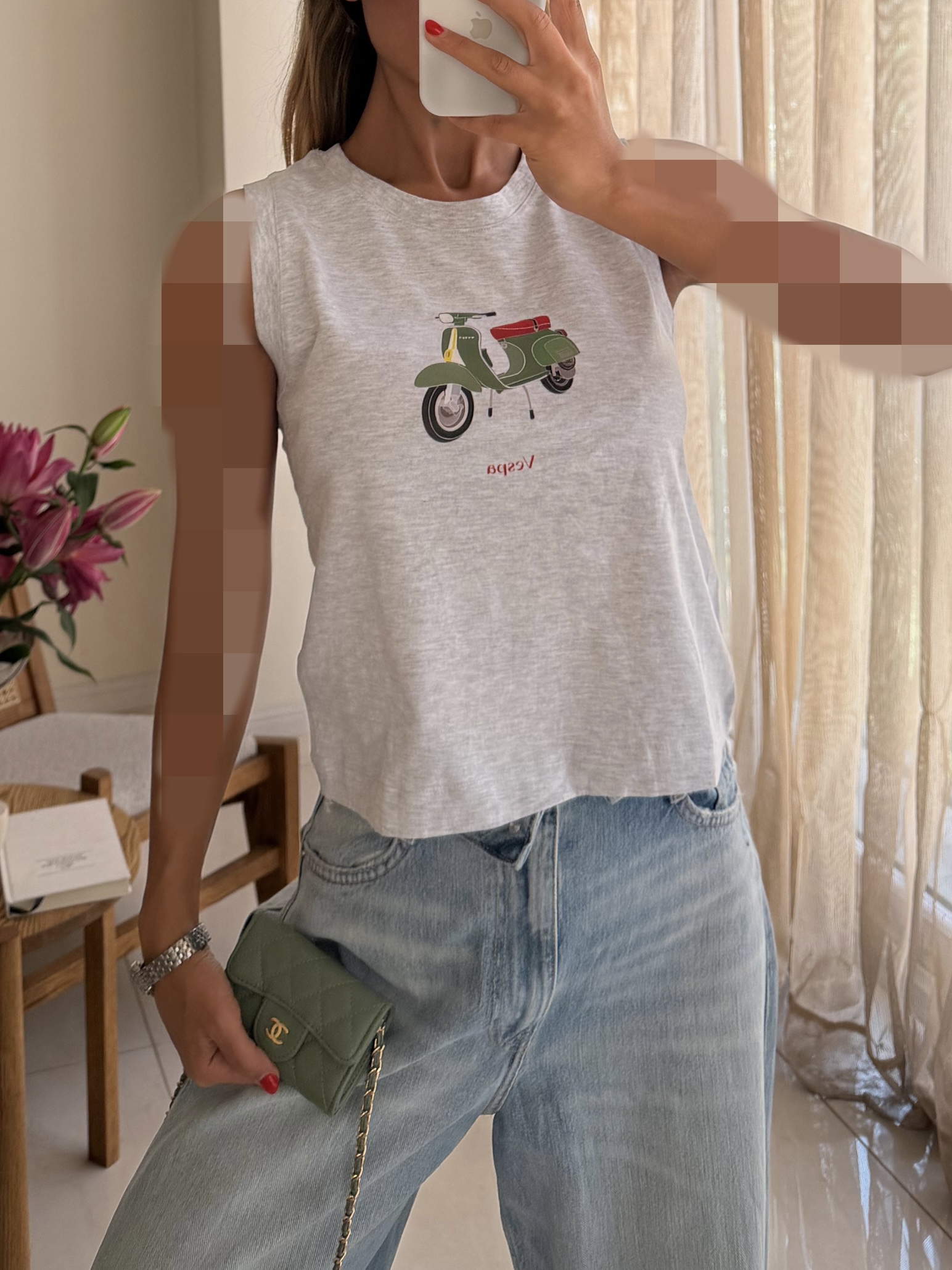 D91C7141-065A-4836-96B0-A3E3CB602AE5 تیشرت CATTLEYA x 11 | Melange vespa - Image 1